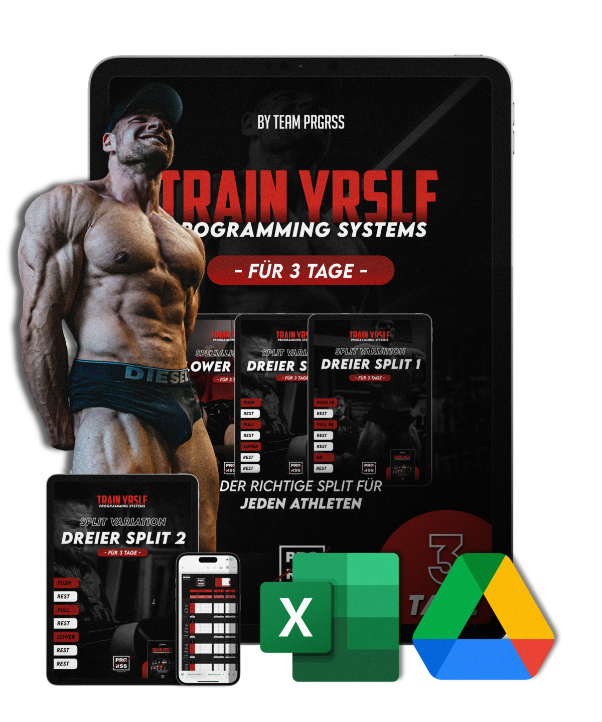 TRAIN YRSLF 3 Days - Trainingssystem