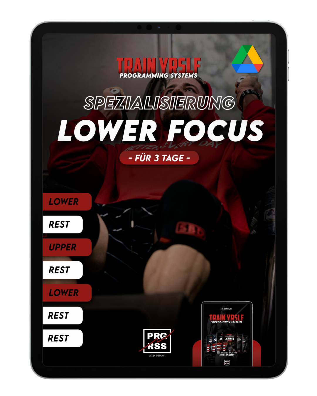 TRAIN YRSLF 3 Days - Trainingssystem