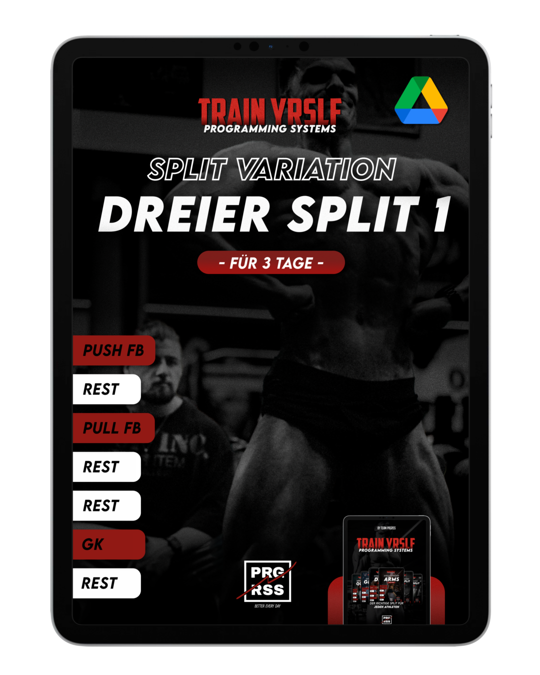 TRAIN YRSLF 3 Days - Trainingssystem