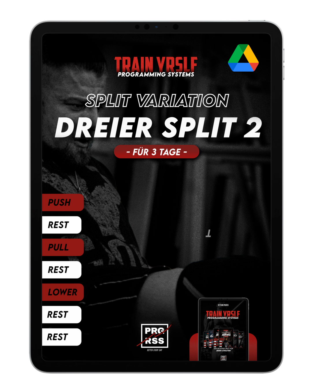 TRAIN YRSLF 3 Days - Trainingssystem
