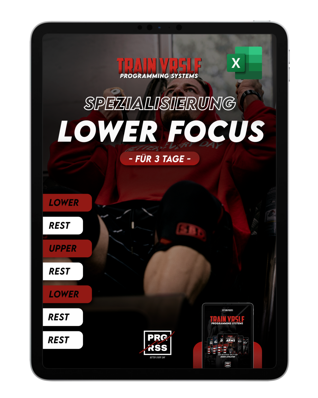 TRAIN YRSLF 3 Days - Trainingssystem