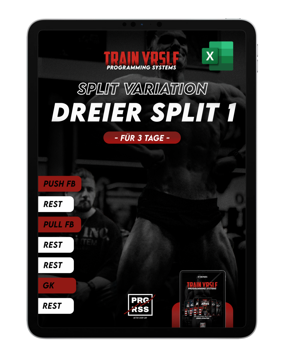 TRAIN YRSLF 3 Days - Trainingssystem